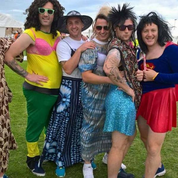 People dressed up at Relay For Life Wexford