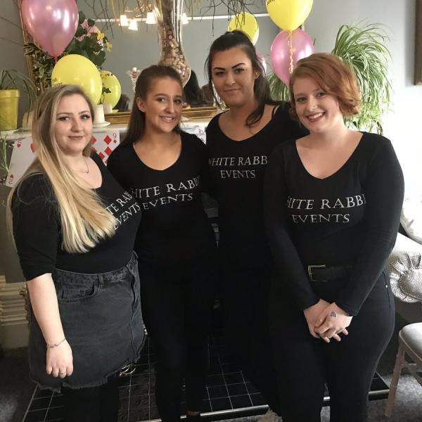 People holding a fundraising event