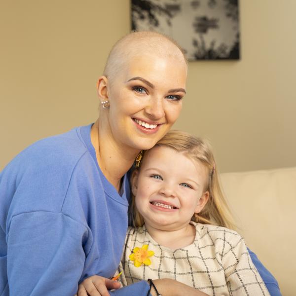 Daffodil Day 2020 - Shannen and her daughter