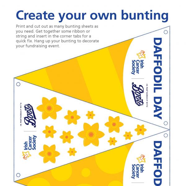 Daffodil Day 2020 Bunting