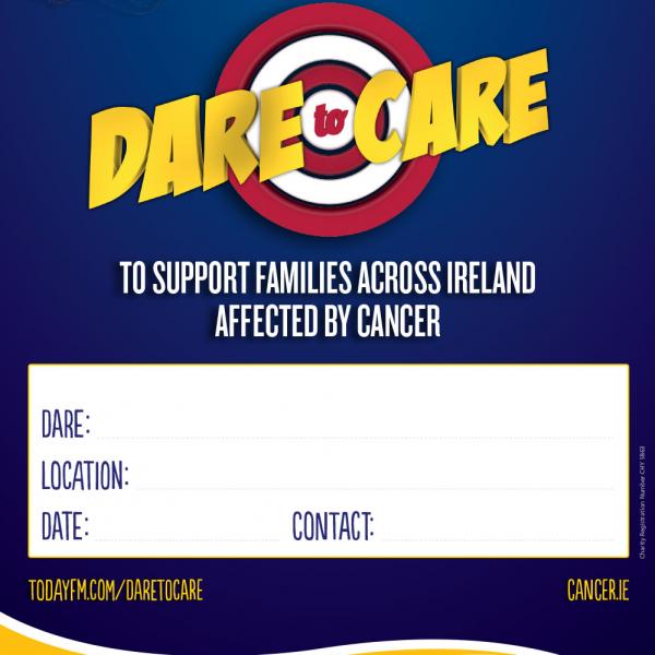Dare to Care event promotion poster