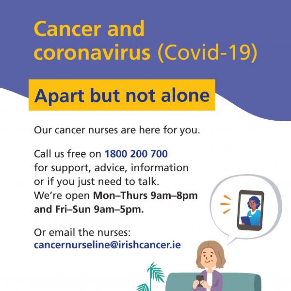 Cancer and coronavirus poster