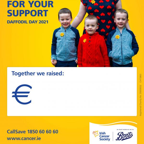Daffodil Day 2021 Thank You Poster