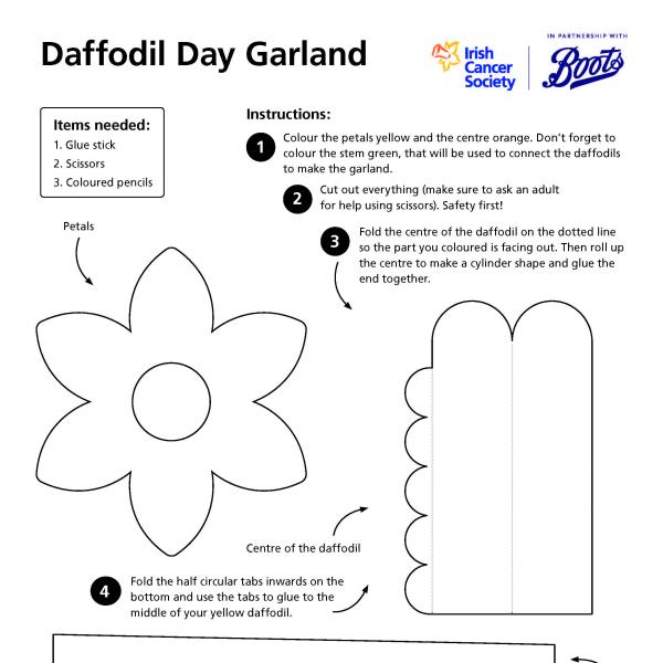Daffodil Day Garland
