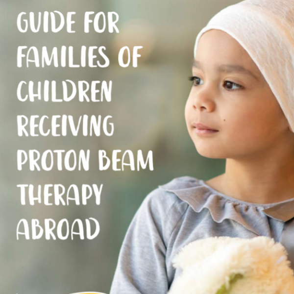 Cover of proton beam therapy leaflet