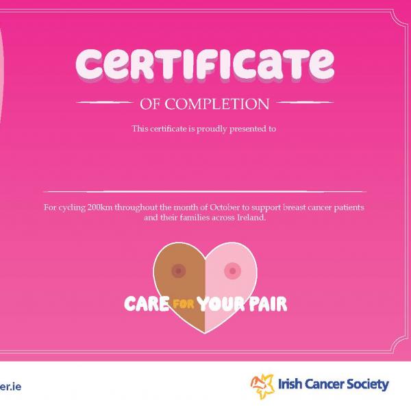 CFYP cycle certificate 2021