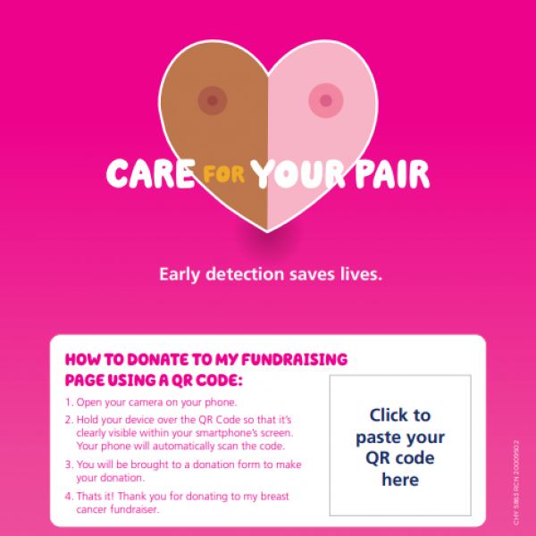 QR poster - Care For Your Pair