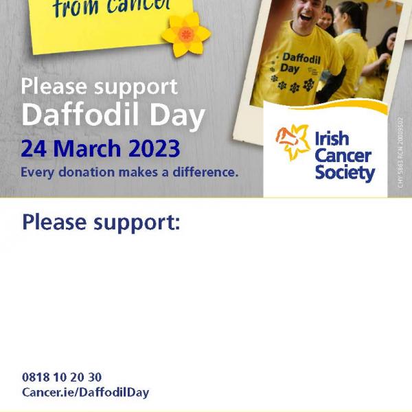 Daffodil Day 2023 Belly Poster