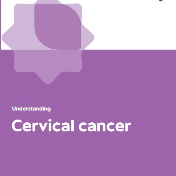 Cover of cervical cancer booklet