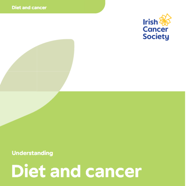 Cover of the Diet and cancer booklet