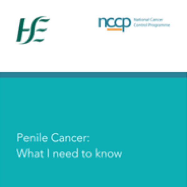 Cover of the NCCP penile cancer booklet