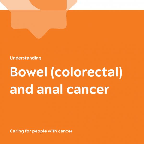 Bowel (colorectal) and anal cancer booklet cover