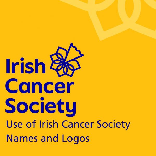Use of irish cancer society names and logos image