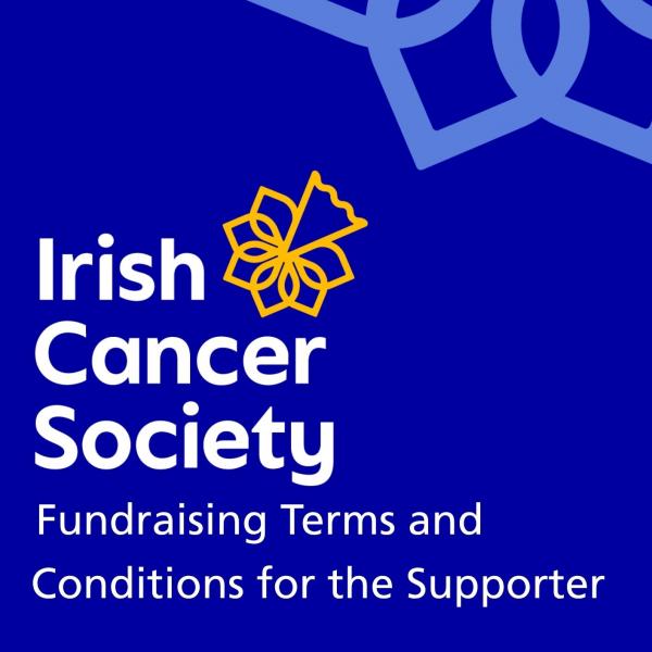 Fundraising terms and conditions for the supporter image