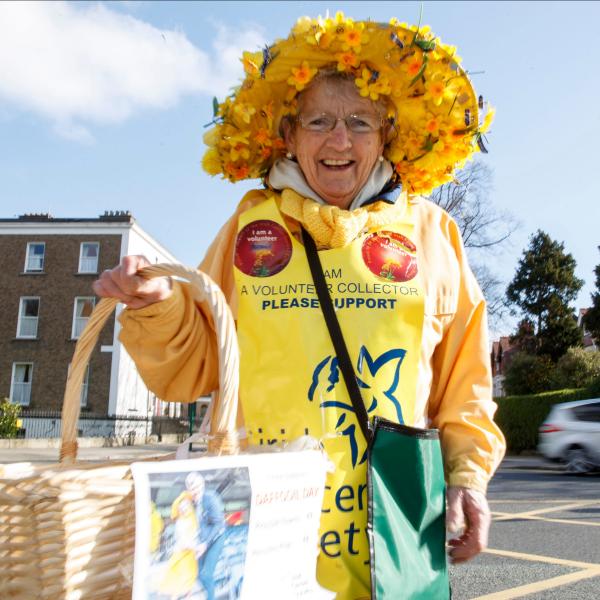 Veteran Irish Cancer Society Daffodil Day volunteer Dora