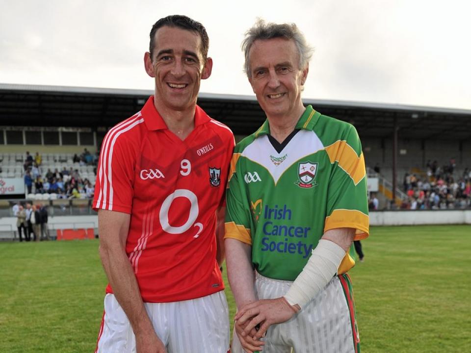 Jim Bolger and Davy Russell at Hurling for Cancer Research