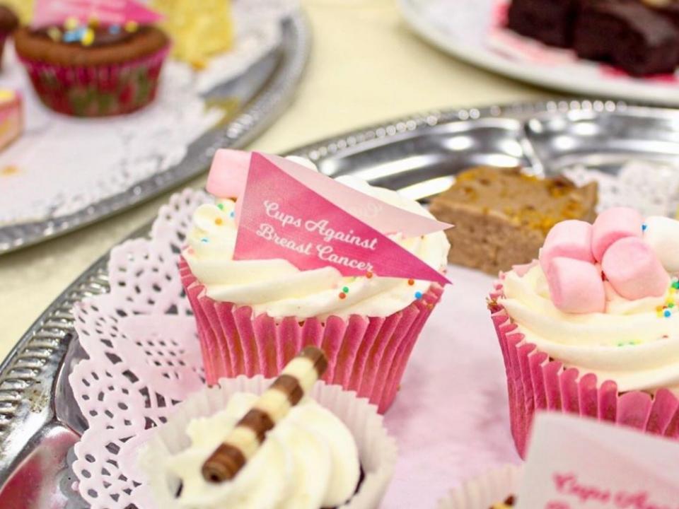 pink cupcake toppers
