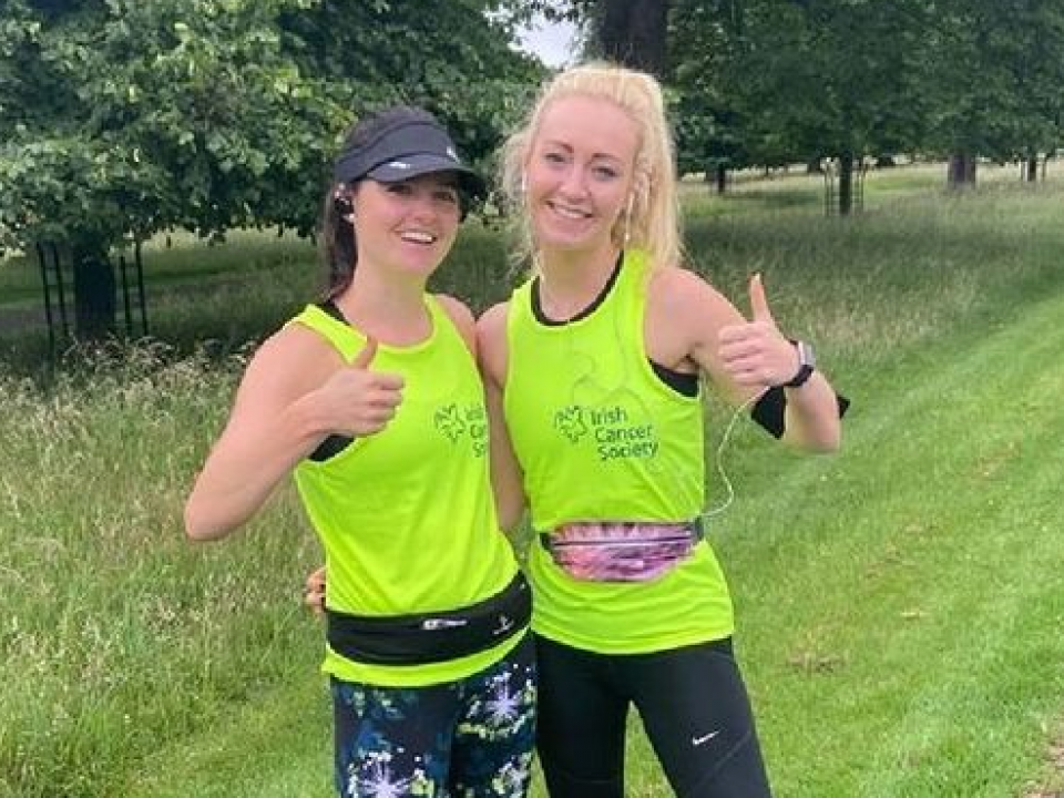 Runners Karen and Aisling