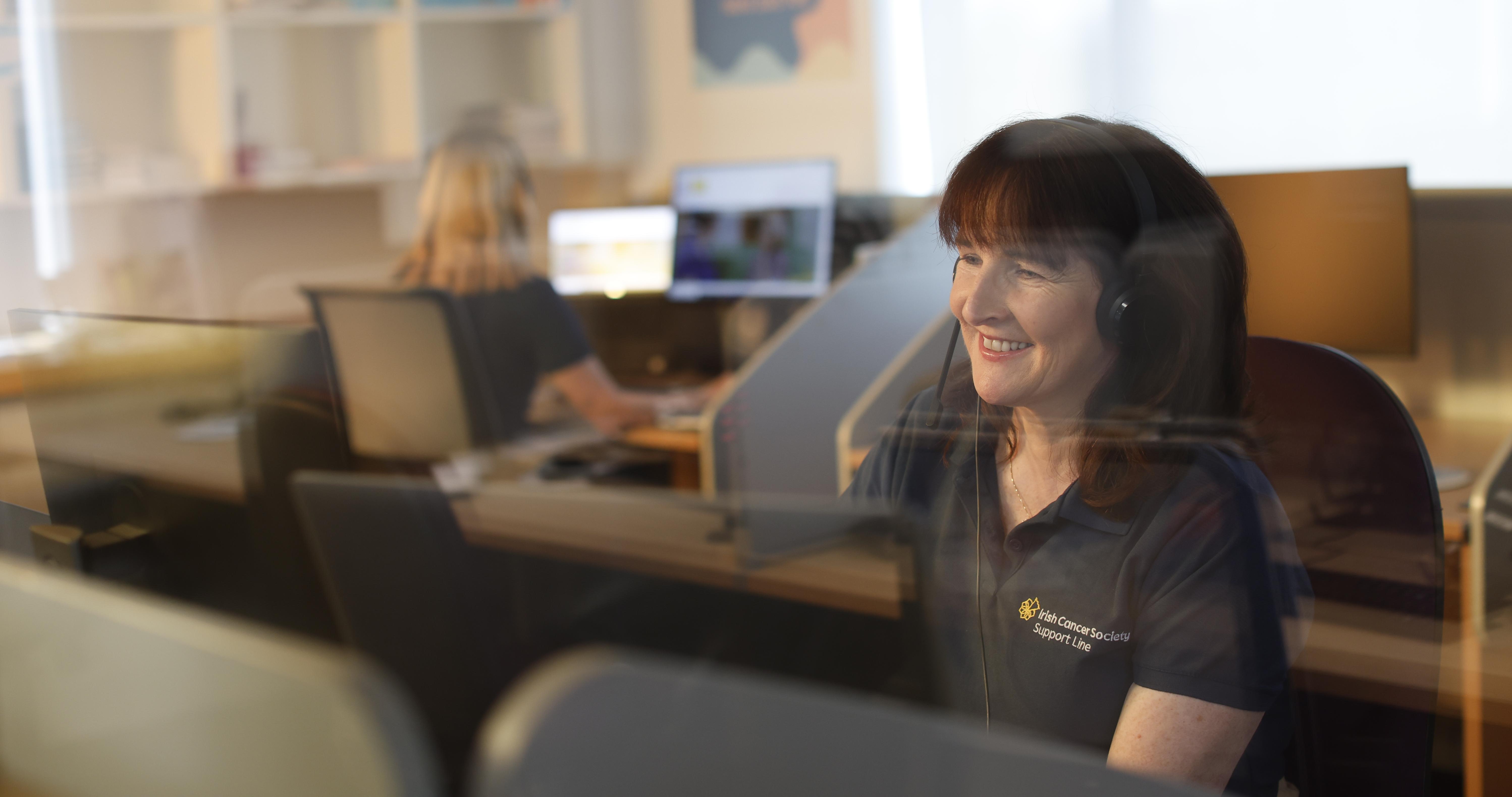 Edel, one of our Support Line nurses