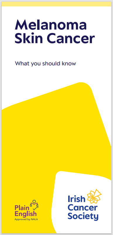 Melanoma skin cancer - what you should know leaflet 2024