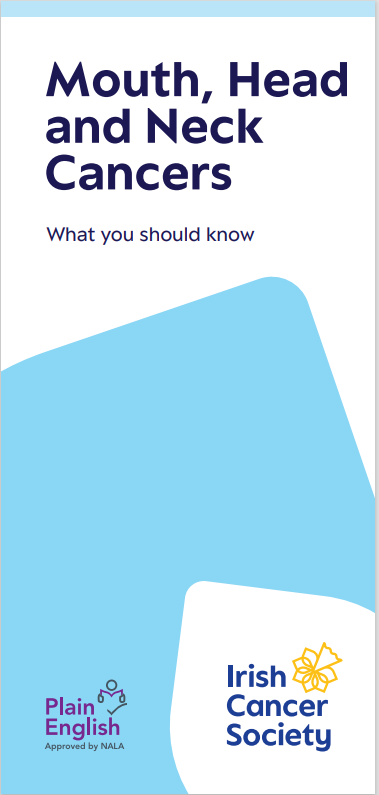 Mouth head & neck cancer - What you should know leaflet