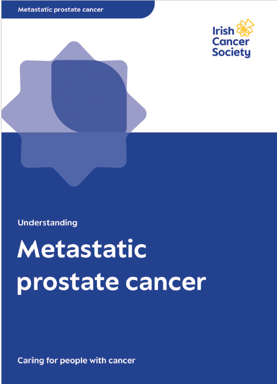 Cover of the metastatic prostate cancer booklet 
