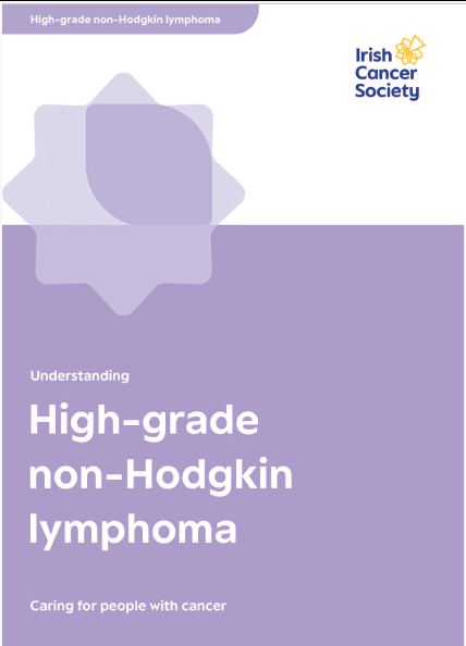 High-grade non-Hodgkin lymphoma booklet cover