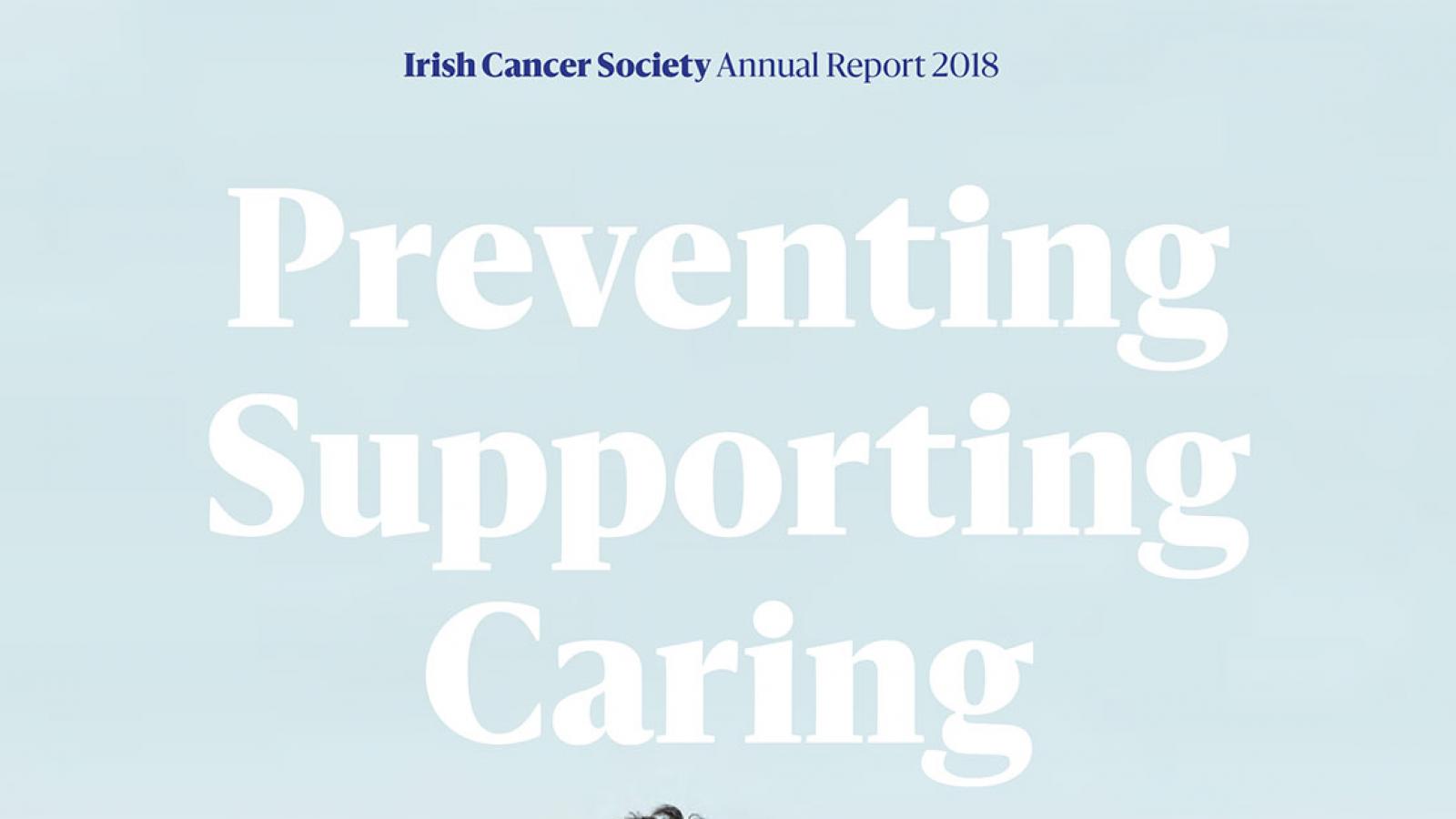 Image of the cover of the Society's 2018 annual report