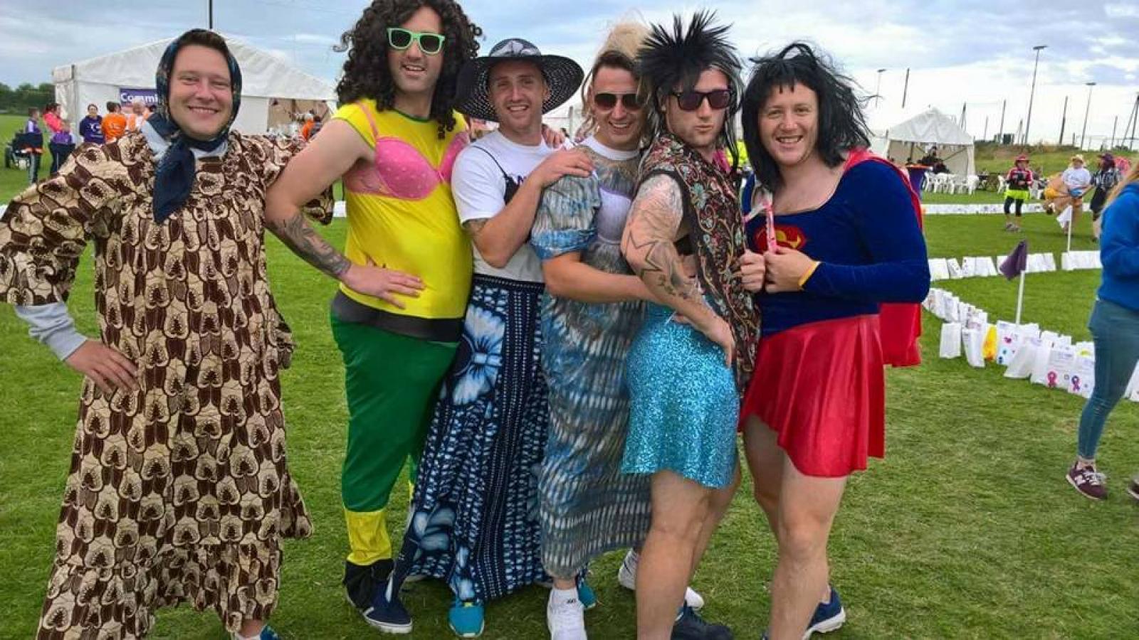 People dressed up at Relay For Life Wexford