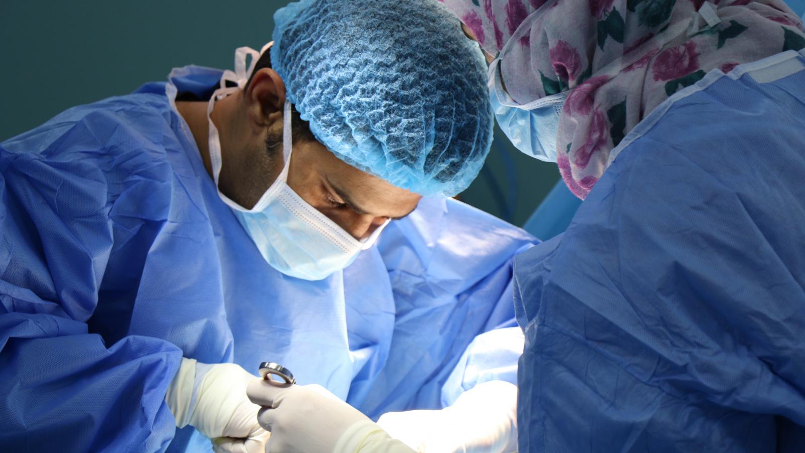 surgery closeup