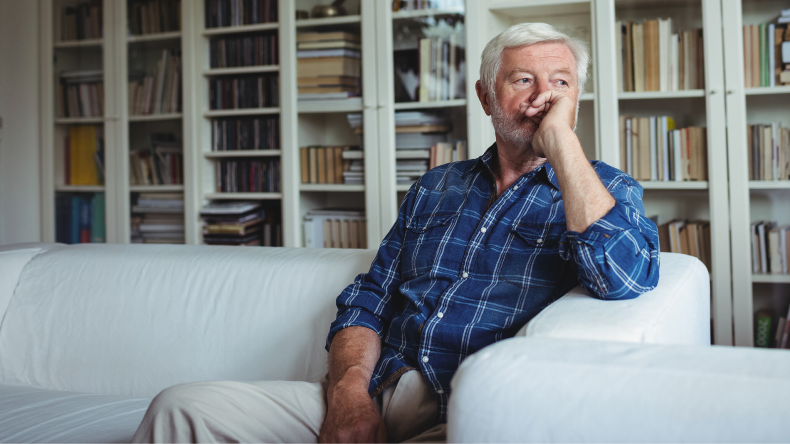 older man sitting