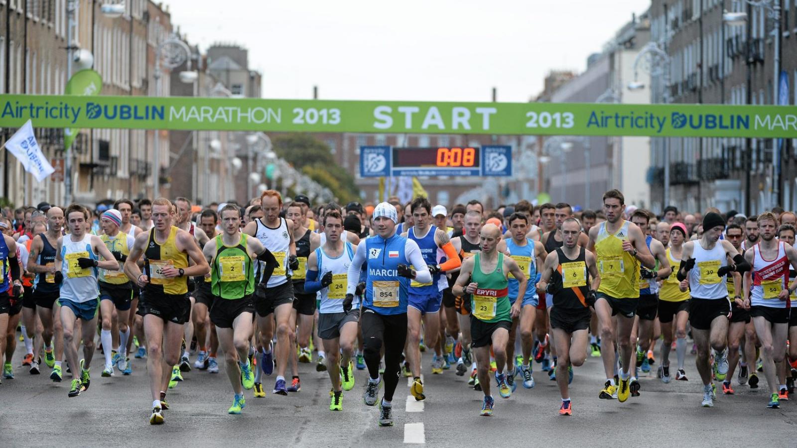 Dublin Marathon runners