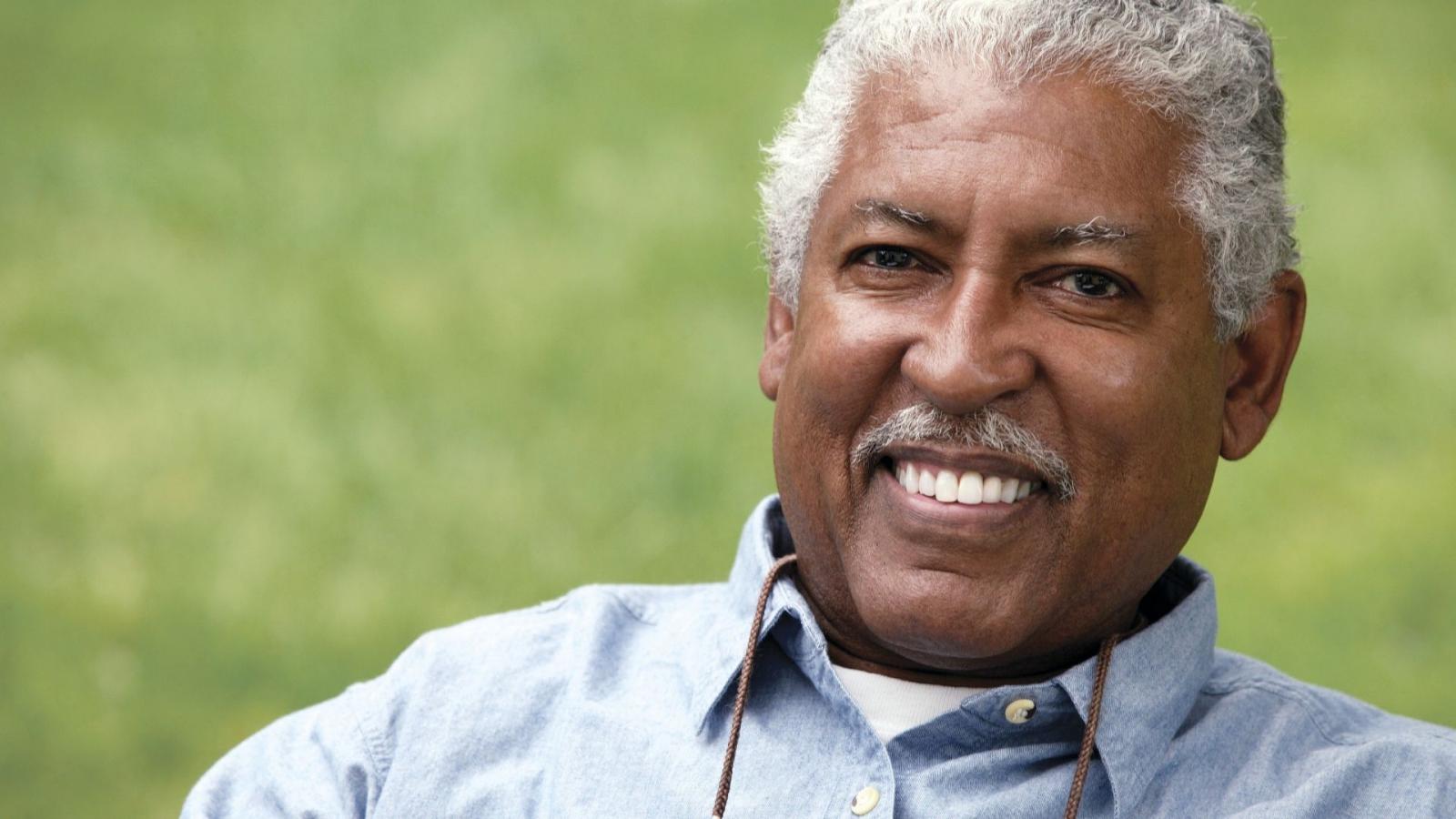 Older man smiling