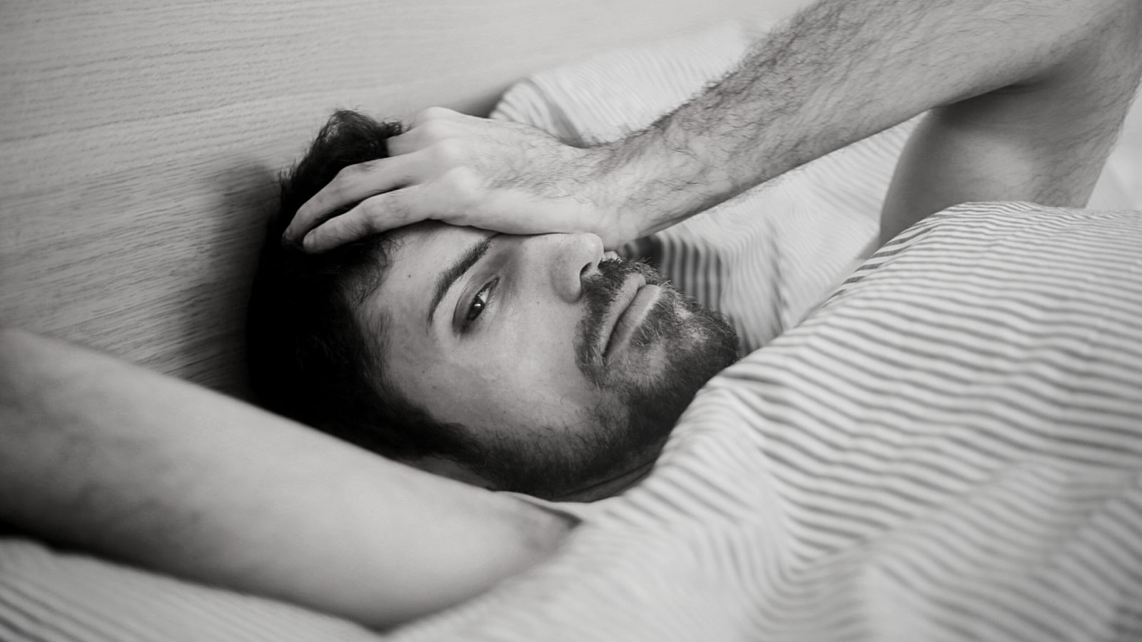 man with fatigue