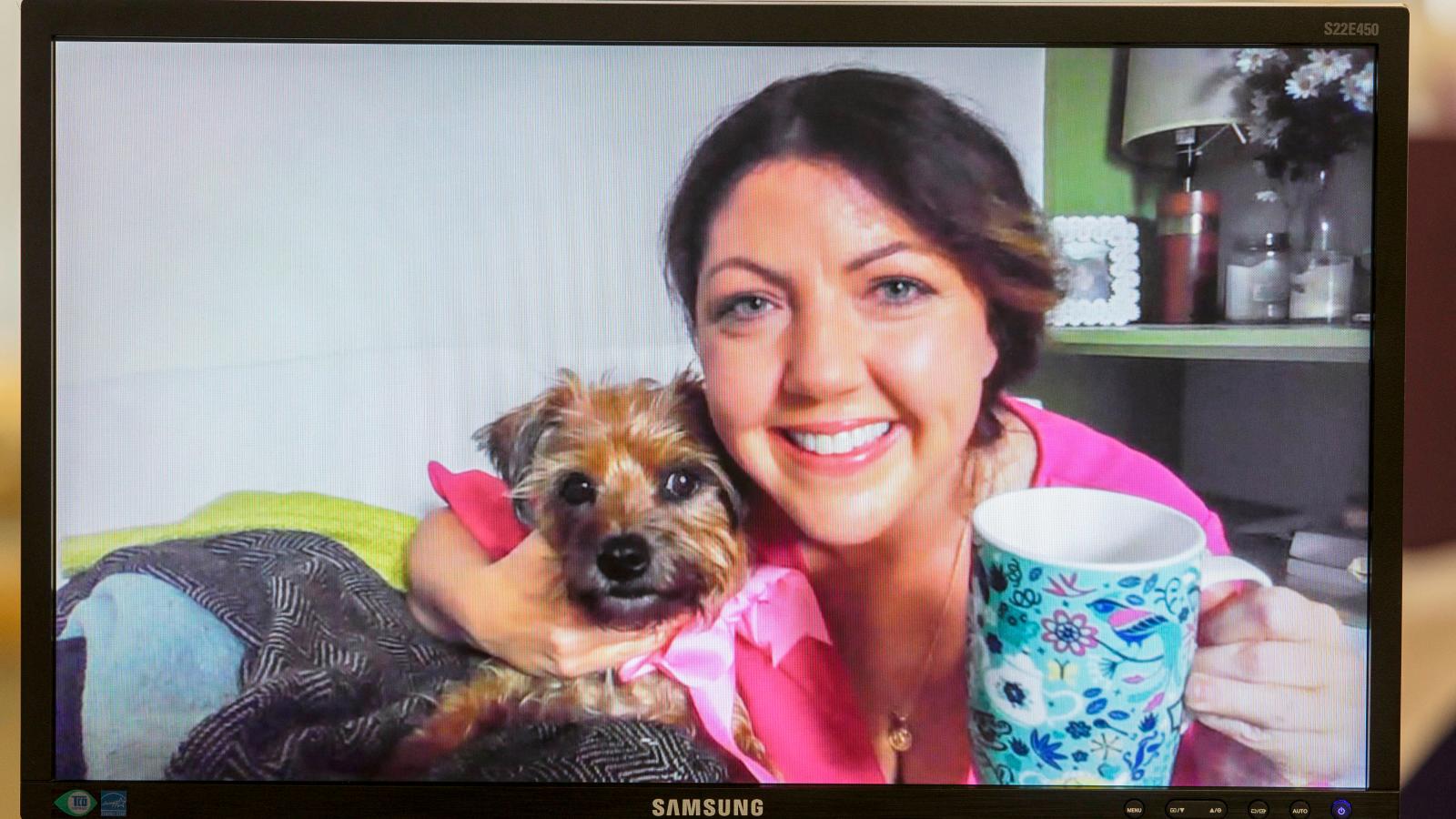 eimear with dog