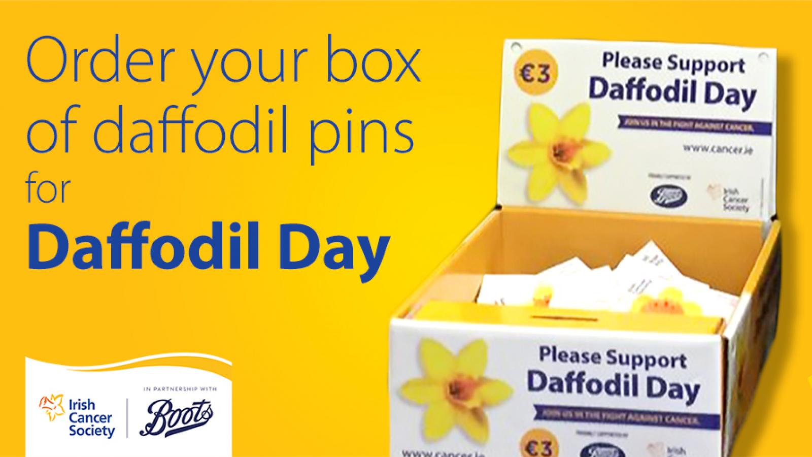 Order a box for Daffodil Day