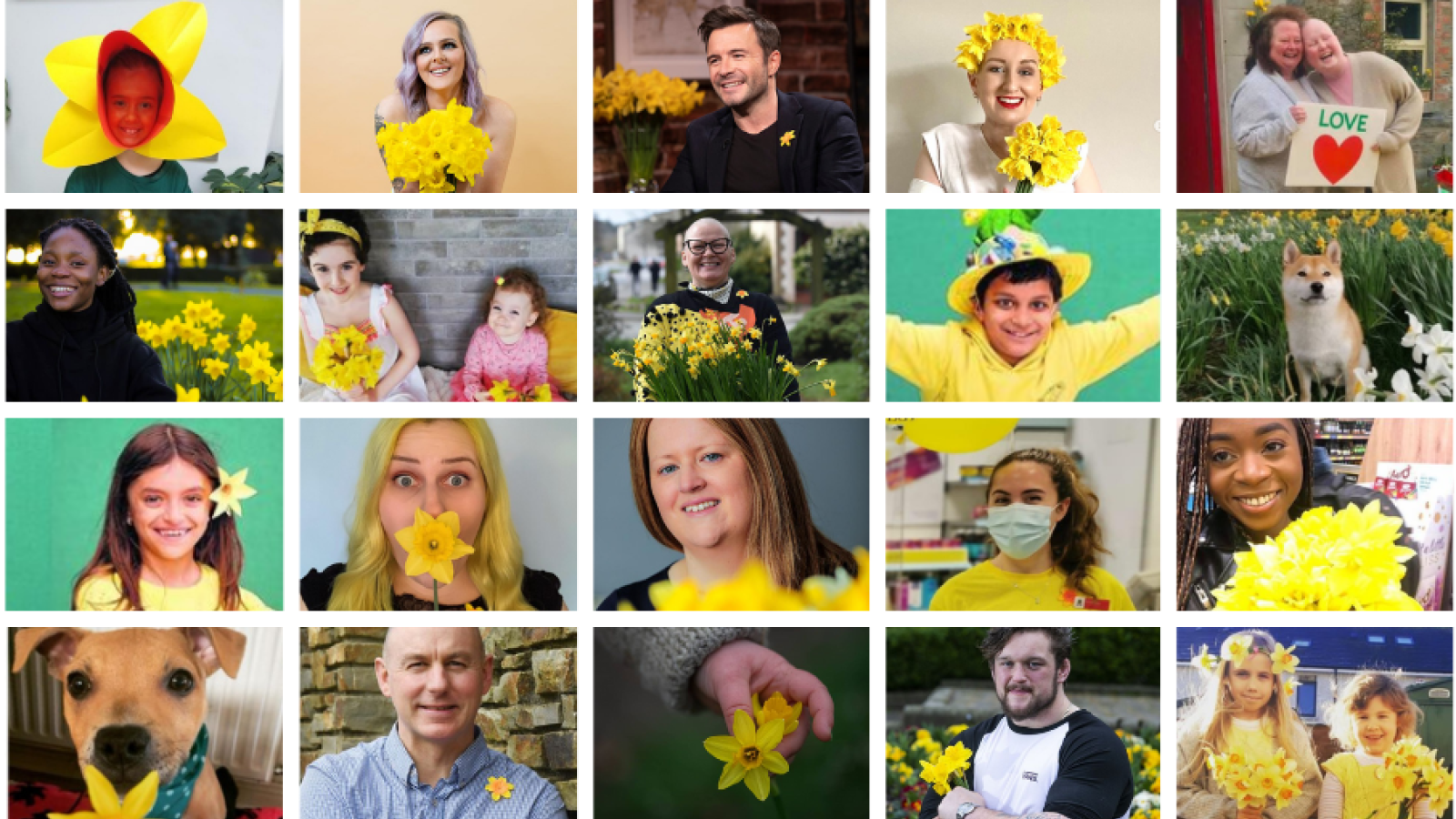Daffodil Day 2021 collage