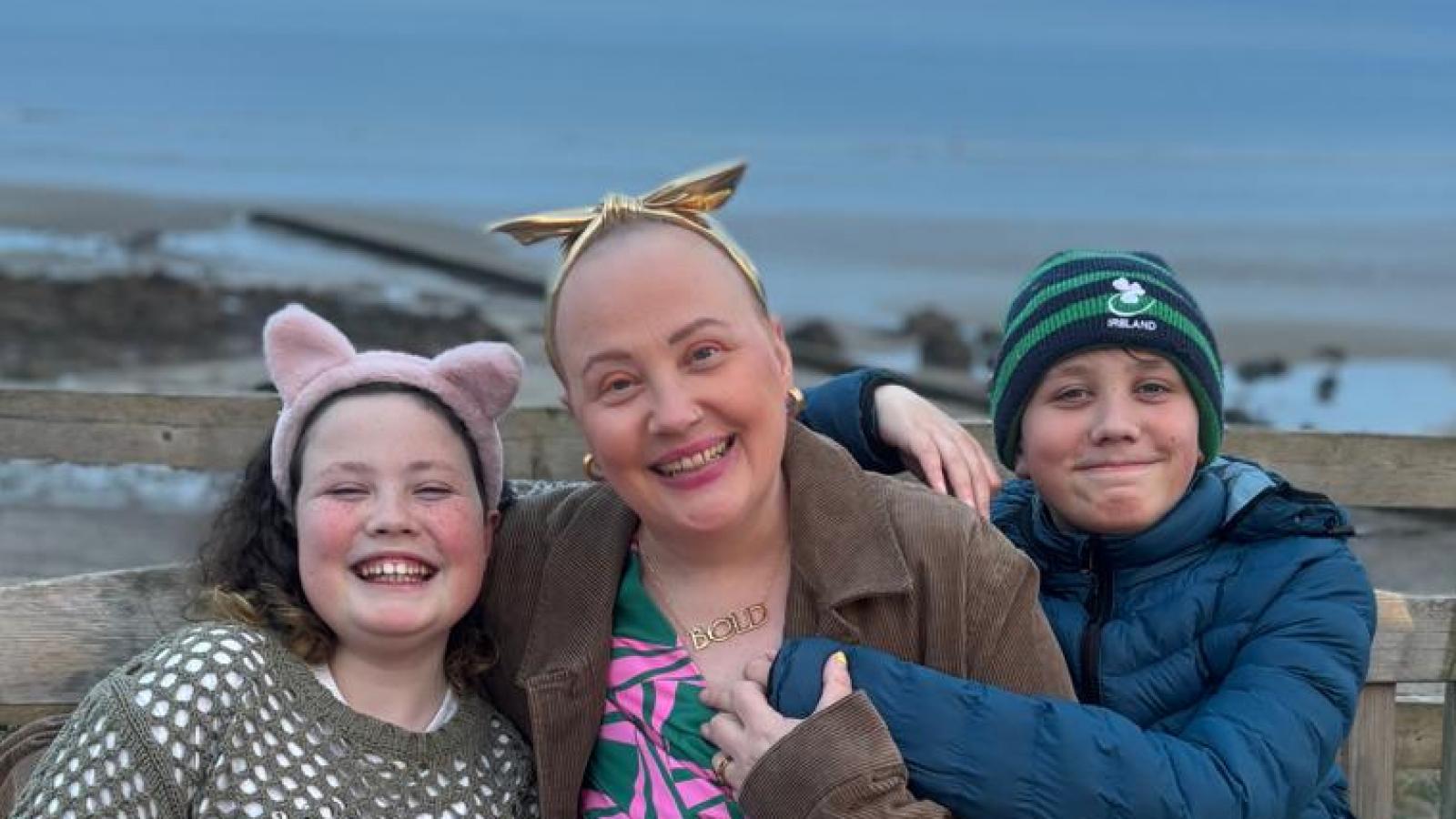 Sharon O'Connor with Kids 
