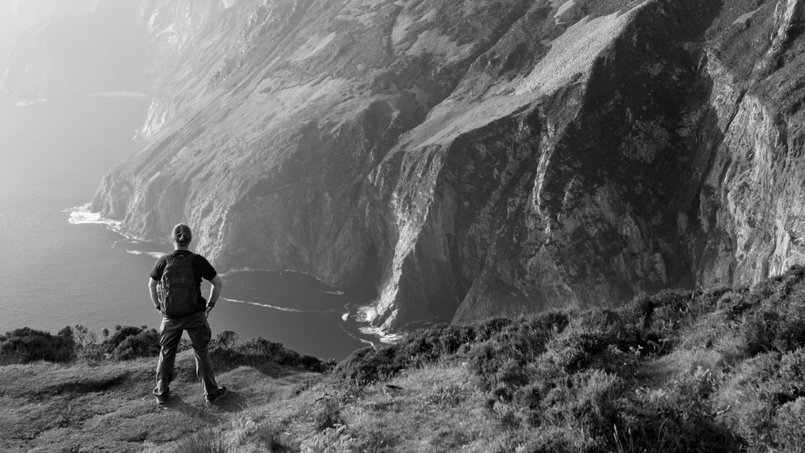 Trek the Distance - man hiking in Ireland